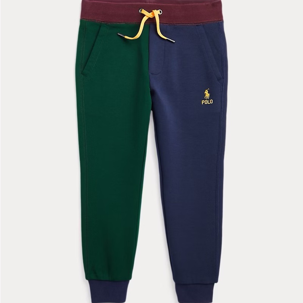 Color-Blocked Double-Knit Jogger Pant